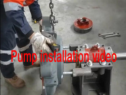 Slurry pump assembly,Slurry pump installation